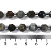 Natural Eagle Eye Stone Beads Strands G-O201B-124G-5