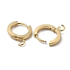 201 Stainless Steel Huggie Hoop Earrings Findings STAS-A167-01F-G-2