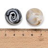 Two Tone Opaque Acrylic Beads AC-CBA6BCC-14-3