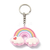 PVC Plastic Pendant Keychain KEYC-JKC00509-3