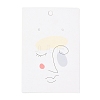 Rectangle Cardboard Earring Display Cards CDIS-P004-13C-1