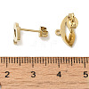 Ion Plating(IP) 304 Stainless Steel Stud Earring Findings STAS-I206-52G-3