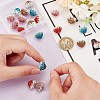 20Pcs 4 Colors Polymer Clay Rhinestone Beads RB-AR0003-17-3