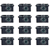 20Pcs Camara Enamel Pins JEWB-FH0002-92-1