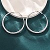 304 Stainless Steel Hoop Earrings EJEW-Z093-01P-01-3