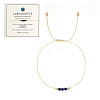 Natural Labradorite Braided Beads Bracelets for Women LS-LU0568-2-1