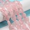 Natural Rose Quartz Beads Strands G-B022-22C-2