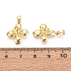 Brass Cup Pearl Peg Bails Pin Pendants KK-T079-21G-4