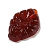 Dyed Natural Agate Carved Pendants G-A098-01D-2