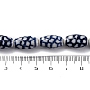 Handmade Blue and White Porcelain Beads Strands PORC-I027-10-4