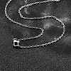Tarnish Resistant 304 Stainless Steel Women Chain Necklaces NJEW-C079-01C-1