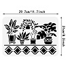 PET Hollow Out Drawing Painting Stencils DIY-WH0422-0008-2