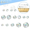 350Pcs 5 Styles Transparent Acrylic Beads MACR-FS0001-91-5