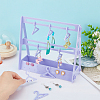 Opaque Acrylic Earring Display Stands EDIS-WH0029-16D-3