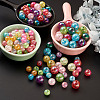 Transparent Crackle Acrylic Beads CACR-TA0001-03-5