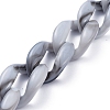 Acrylic Curb Chain Purse Bag Handle AJEW-BA00004-01-3