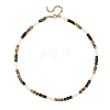 Natural African Turquoise(Jasper) and Natural Picture Jasper Bead Necklaces NJEW-JN06629-3