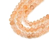 Natural Yellow Quartz Beads Strands G-K376-B11-02-4