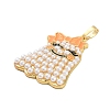 Halloween Brass Enamel Pendants KK-F915-02A-G-2