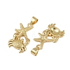 Brass Pendants X-KK-I358-057G-01-2