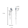 Fish Alloy Glass Clip-on Earrings FS-WG4D6D9-08-1