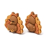 Thanksgiving Day Food Grade Eco-Friendly Silicone Focal Beads SL-CBAECCD-03A-2