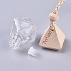 Empty Fragrance Oil Aromatic Perfume Oil Glass Pendant Decorations HJEW-WH0005-06A-2