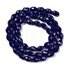 Opaque Solid Color Beads Strands EGLA-N013-P8mm-D03-2