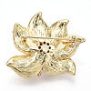 Natural Pearl Flower Brooches for Women JEWB-N001-15G-2