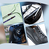 20Pcs PU Leather Zipper Puller FIND-GO0002-93-7