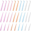 60Pcs 15 Styles PP Plastic Tweezers DIY-BBC0002-64-1