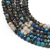 Natural Chrysocolla and Lapis Lazuli Beads Strands GG-CBA9631-C03-03B-3