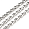 Tarnish Resistant 304 Stainless Steel Curb Chains CHS-R009-01-1