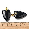 Synthetic Blue Goldstone Pendants G-E570-01G-15-3