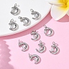 SHEGRACE Brass Micro Pave Cubic Zirconia Pendants XGRQ3D969-464P-4