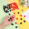 50Pcs 2 Colors PVC Plastic Simulation Raspberry AJEW-PH0007-90-3