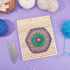 Rectangle Wood Crochet Blocking Board DIY-BC0013-51B-3