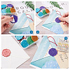 20Pcs 10 Colors Adhesive Wax Seal Stickers DIY-TA0003-48-6