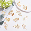 SUNNYCLUE 12Pcs 6 Style 201 Stainless Steel Pendants STAS-SC0003-88-4