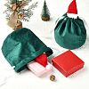 Christmas Hat Velvet Drawstring Bags ST-CJ0001-01B-4