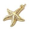Brass Micro Pave Cubic Zirconia Pendants KK-H092-02C-G-2