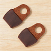 2Pcs Cowhide Thumb Protector for Woodwork Carving AJEW-CL0005-88-7