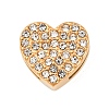 304 Stainless Steel Rhinestone Slide Charms STAS-P421-04A-G-1