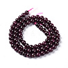 Natural Garnet Beads Strands G-G796-07A-2