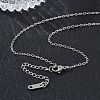 1.6MM 304 Stainless Steel Cable Chain Necklaces for Women SA-CBACA62-03P-3