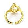Brass Cuff Rings for Women LS-RJEW-E294-05G-02-3