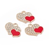 Alloy Crystal Rhinestone Pendants FIND-C019-30KCG-01-3