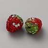 Strawberry Plastic Beads FIND-WH20019-35-2