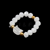 2Pcs Cat Shape Glass Beaded Beads Finger Rings WG1374D-03-4