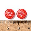 Fruit Series Opaque Resin Cabochons CRES-Q006-01F-3